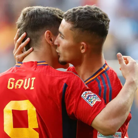 Gavi and Yeremy Pino