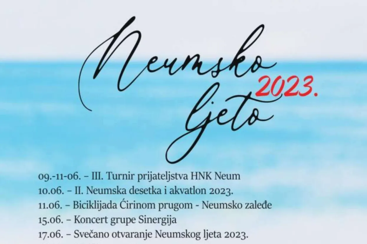 Otvoreno Neumsko ljeto 2023.