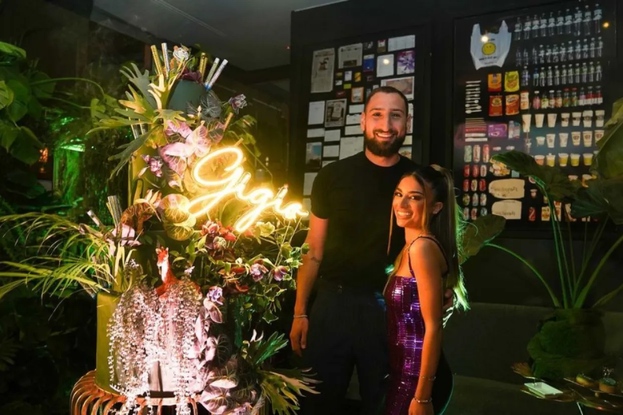 Gianluigi Donnarumma sa suprugom