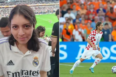 Modrić odu&scaron;evio navijačicu