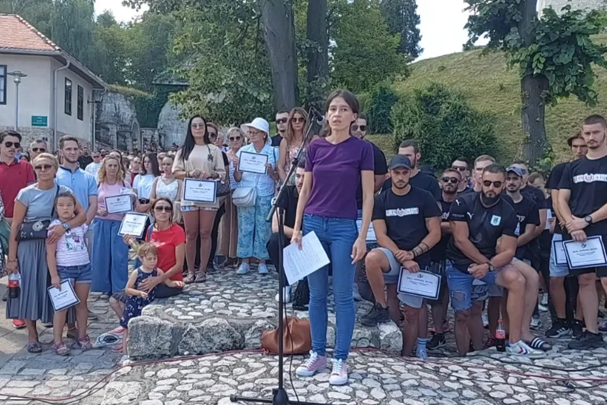 Prosvjed u Gradačcu