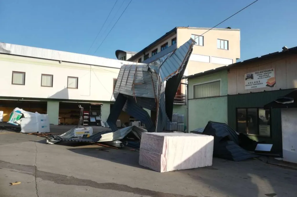 Nevrijeme koje je pogodilo općinu Travnik prouzročilo brojne materijalne &scaron;tete