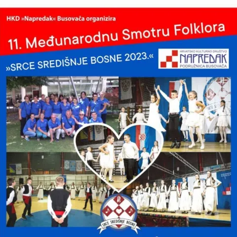 U Busovači smotra folklora 'Srce Sredi&scaron;nje Bosne 2023.'