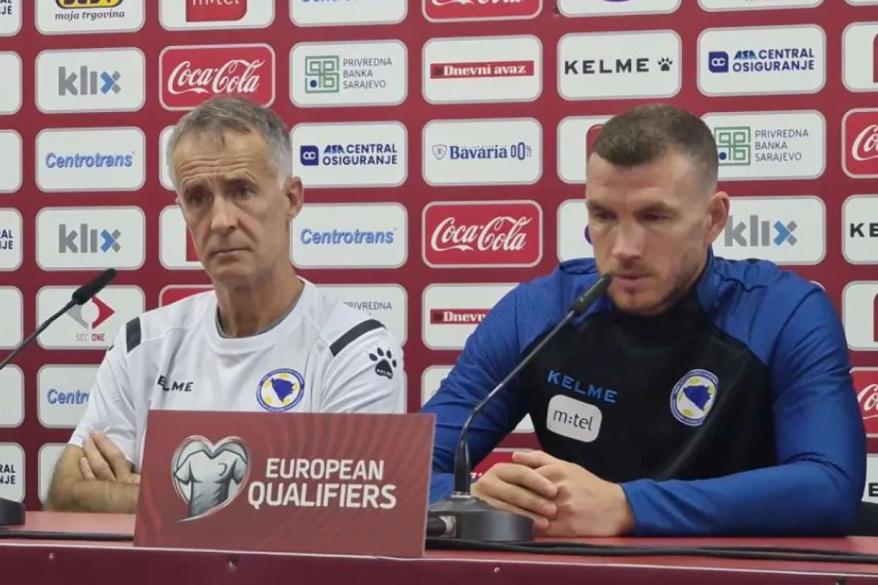 Meho Kodro i Edin Džeko