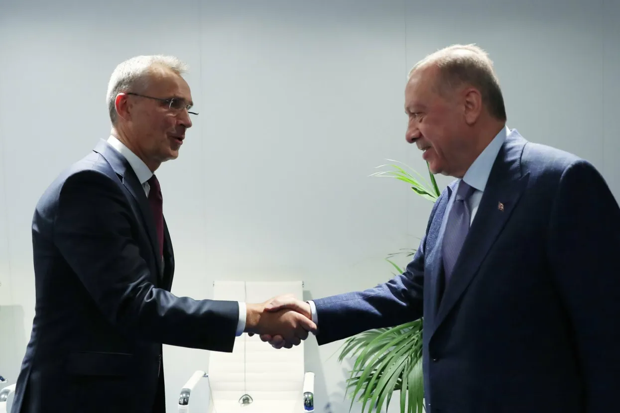 Jens Stoltenberg i Recep Tayyip Erdogan