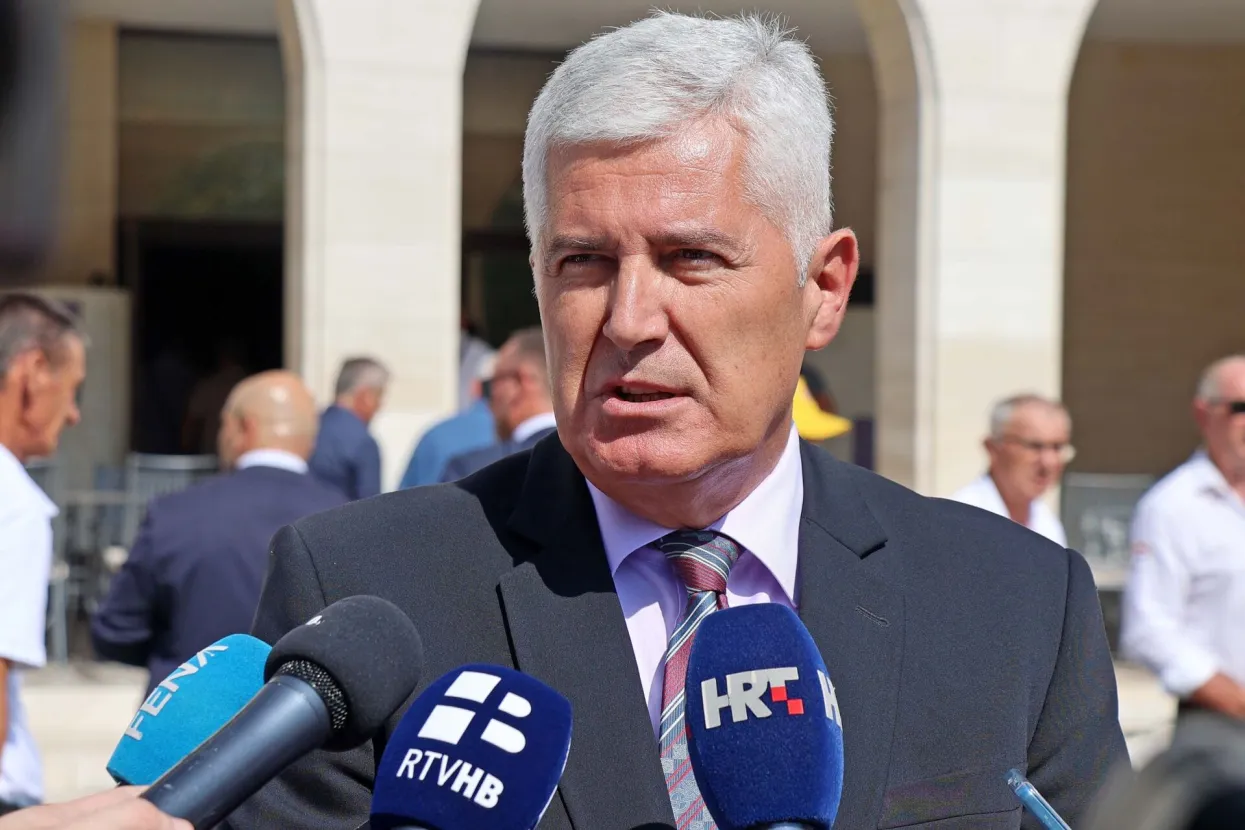 MOSTAR, 28. kolovoza (FENA) &ndash; Polaganjem vijenaca i paljenjem svijeća kod spomen-obilježja ispred Hrvatskog doma hercega Stjepana Kosače te okruglim stolom "Krivotvorenje povijesti" u Mostaru je u ponedjeljak obilježeno 30 godina od osnivanja Hrvatske Republike Herceg-Bosne.(Foto FENA/Mario Obrdalj)