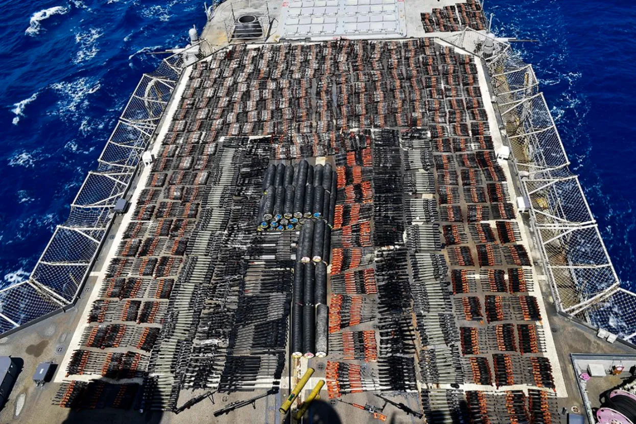 Zaplijenjeno iransko oružje