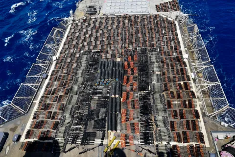 Zaplijenjeno iransko oružje