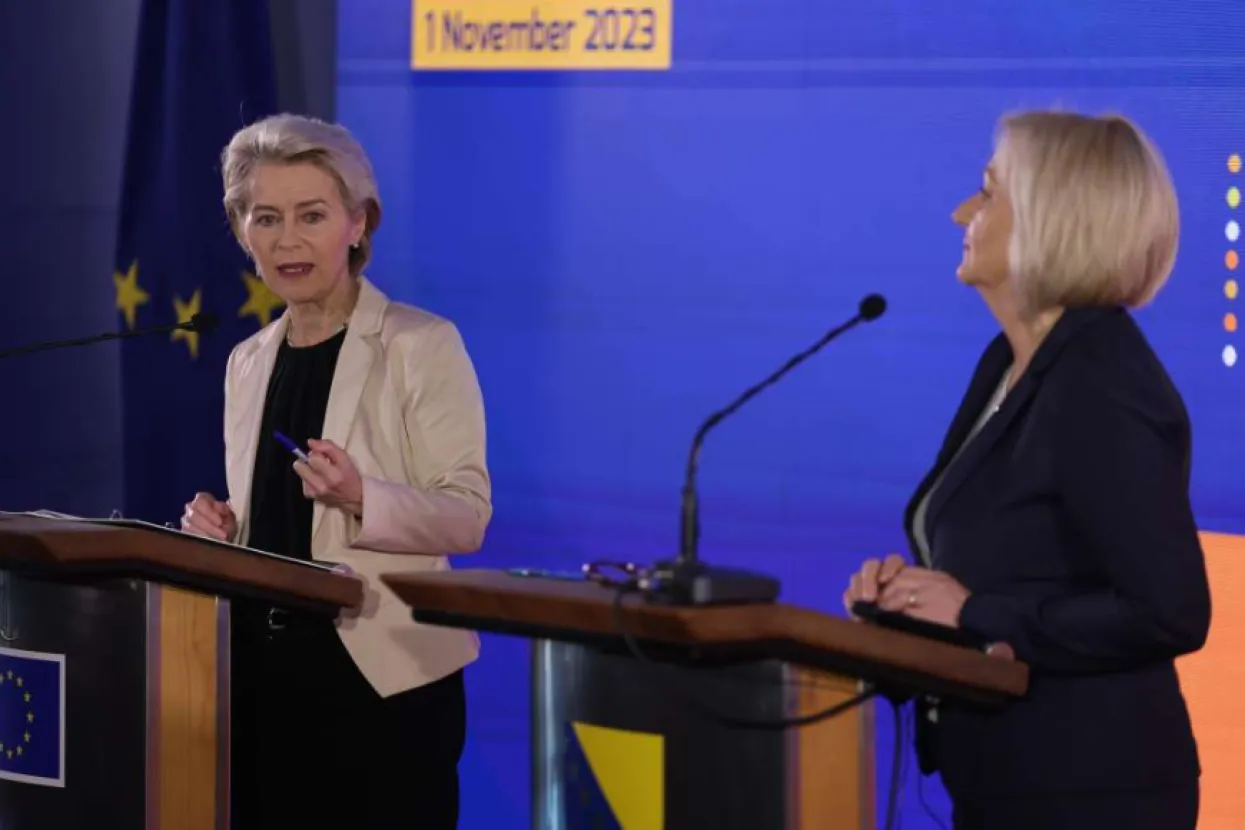 Von der Leyen i Kri&scaron;to