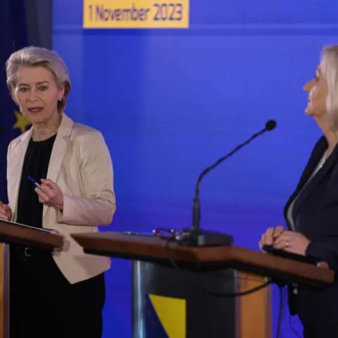 Von der Leyen i Kri&scaron;to