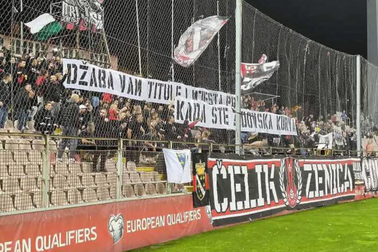Uvredljiva poruka navijača Čelika