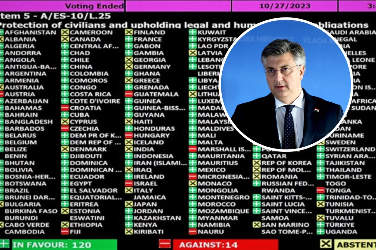 Hrvatska glasala protiv primirja u Gazi