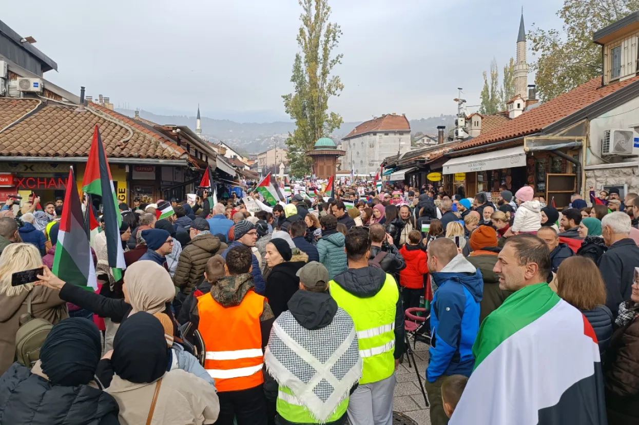Propalestinski skup u Sarajevu