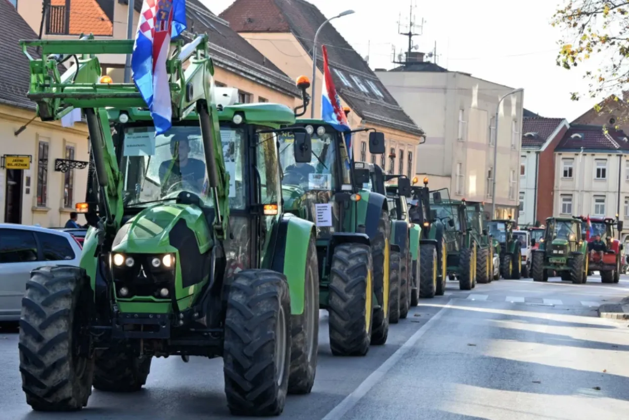 Prosvjed seljaka u Hrvatskoj