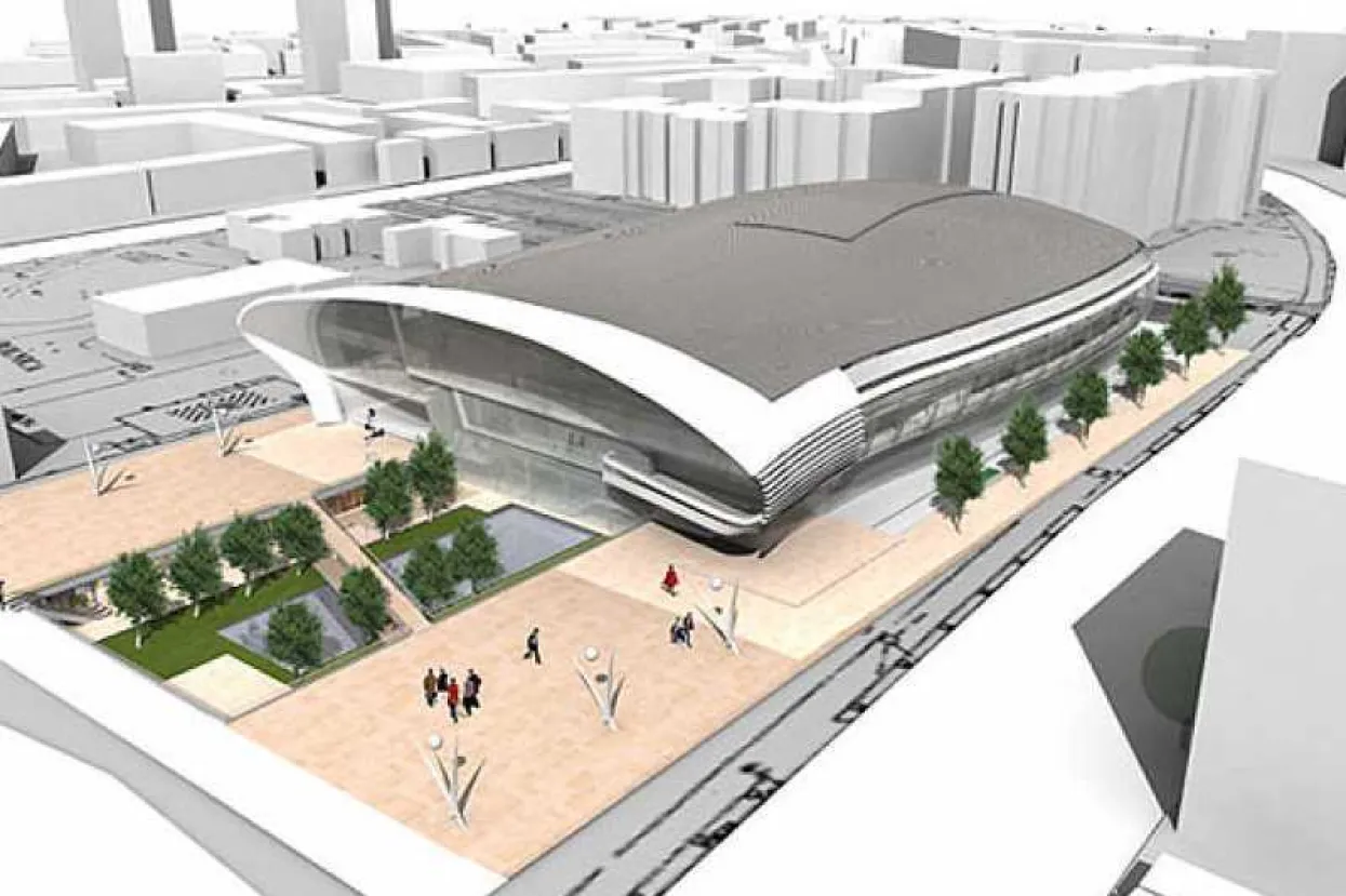 Maketa sportske dvorane u Mostaru