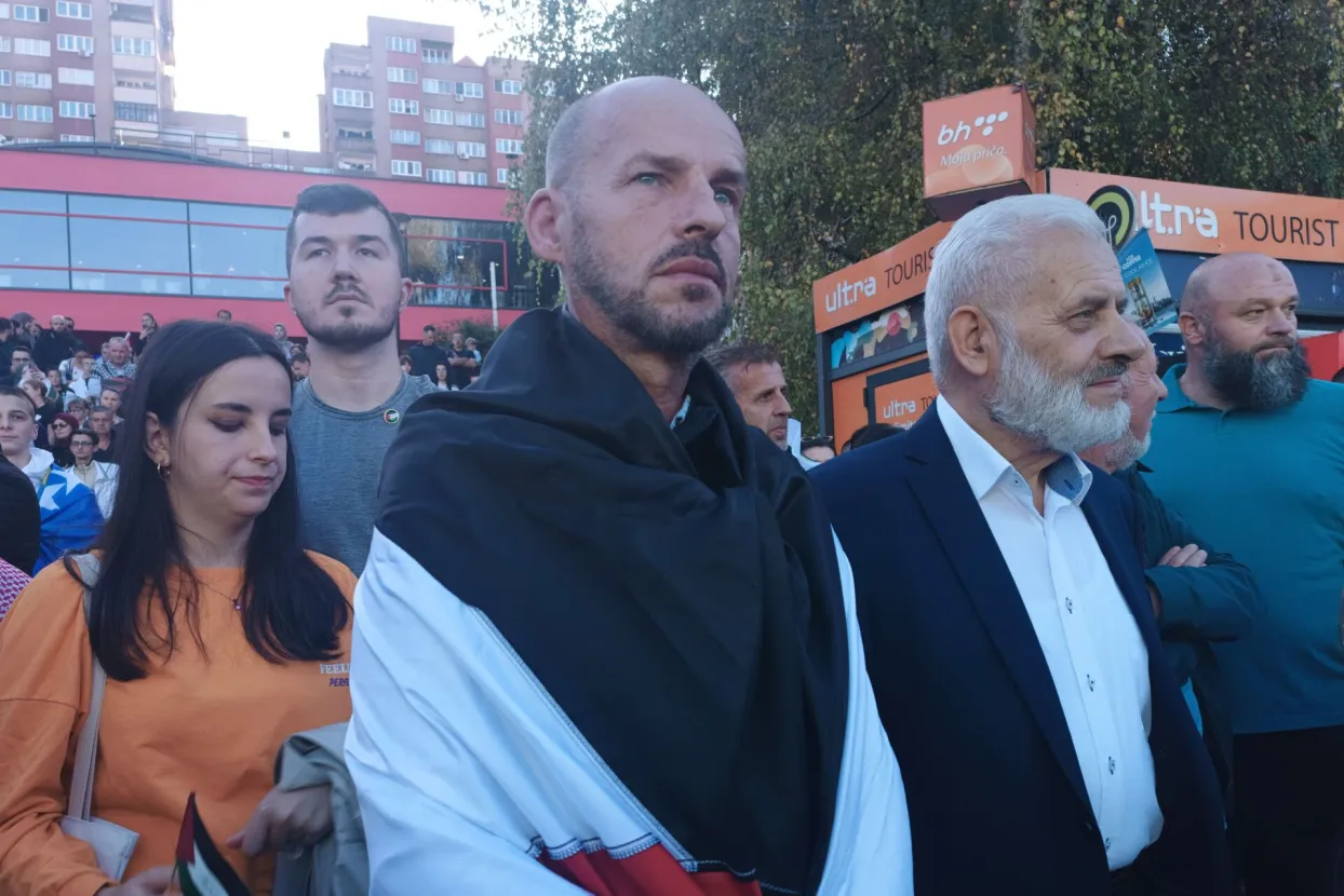 Mirni prosvjed i &scaron;etnja za Palestinu u Zenici,