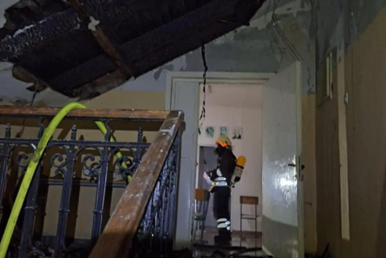 Požar u &scaron;irokobrije&scaron;koj Gimnaziji