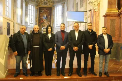 Dužnosnici HDZ-a BiH na susretima Klišansko-konjičkih Hrvata u Beču<br>