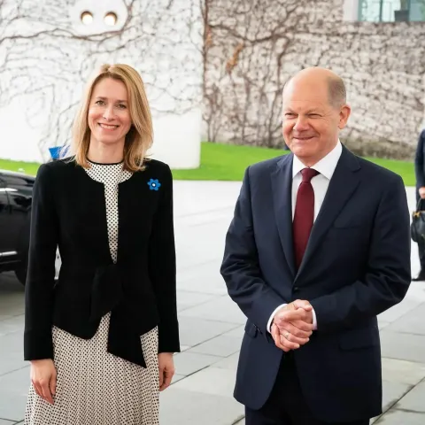 Kaja Kallas s njemačkim kancelarom