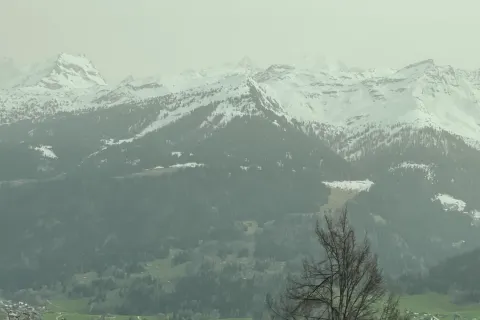 Saharski pijesak iznad Alpa