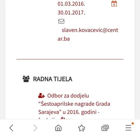 Slaven Kovačević se od 2012. do 2016. izjašnjavao kao Hrvat 