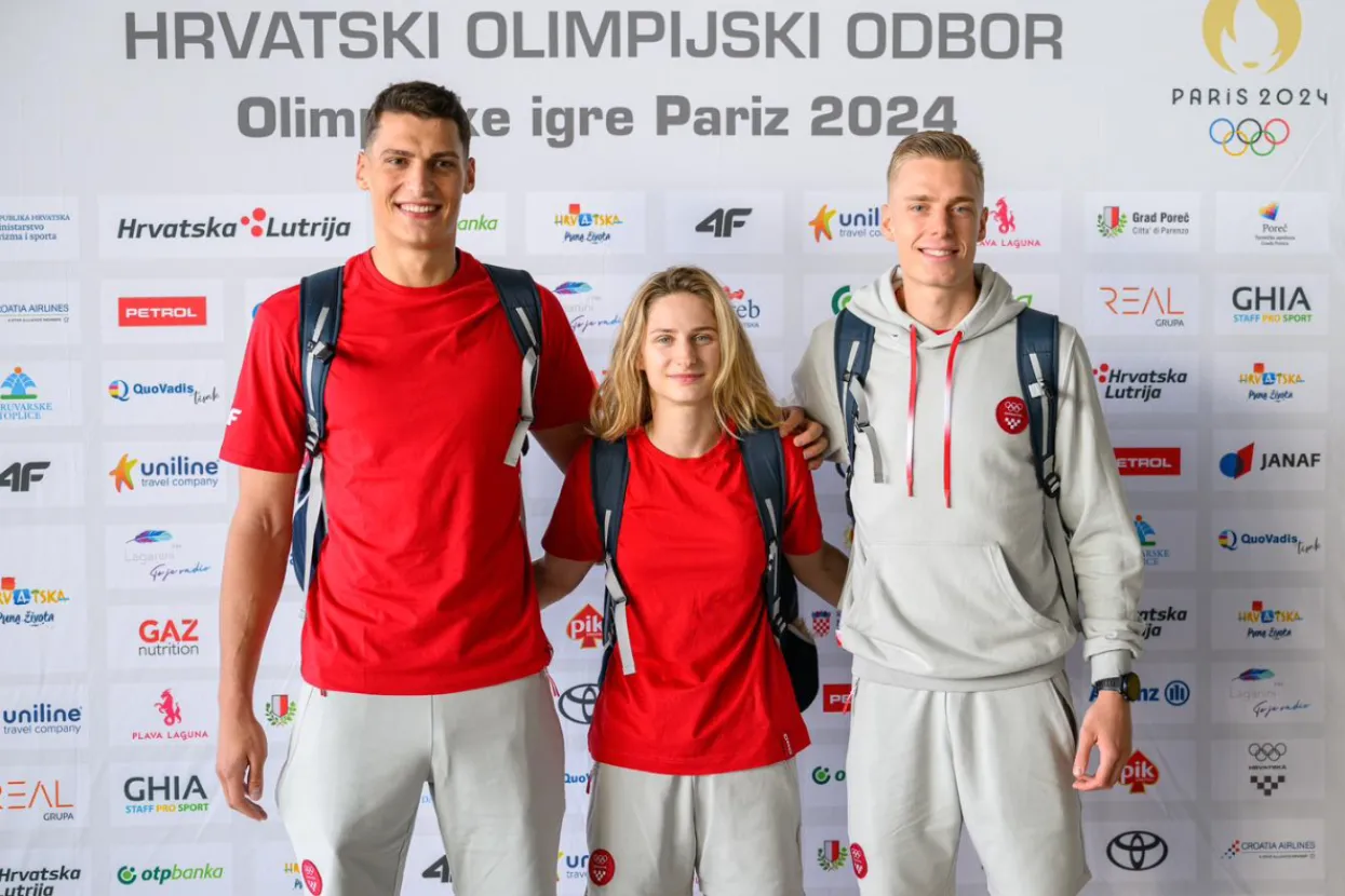Lena Stojković, Ivan &Scaron;apina i Marko Golubić (taekwondo)