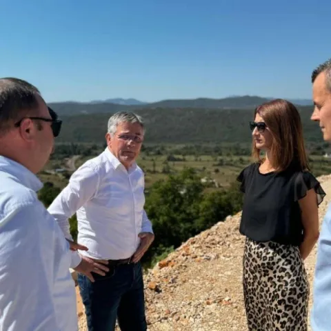 Ministrica Katić obišla gradilište sjeverne obilaznice Gruda 