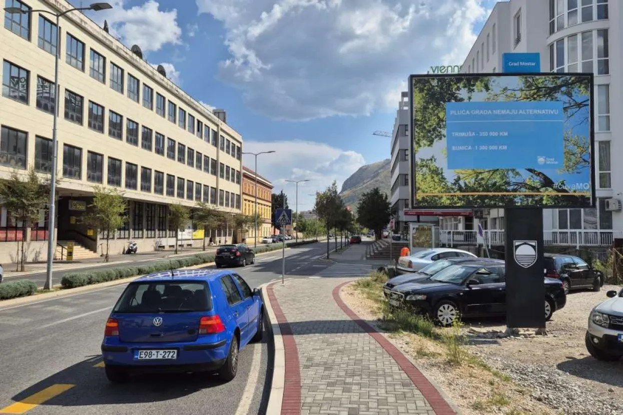 Grad Mostar putem bilborda predstavio ključne projekte za razvoj i napredak grada
