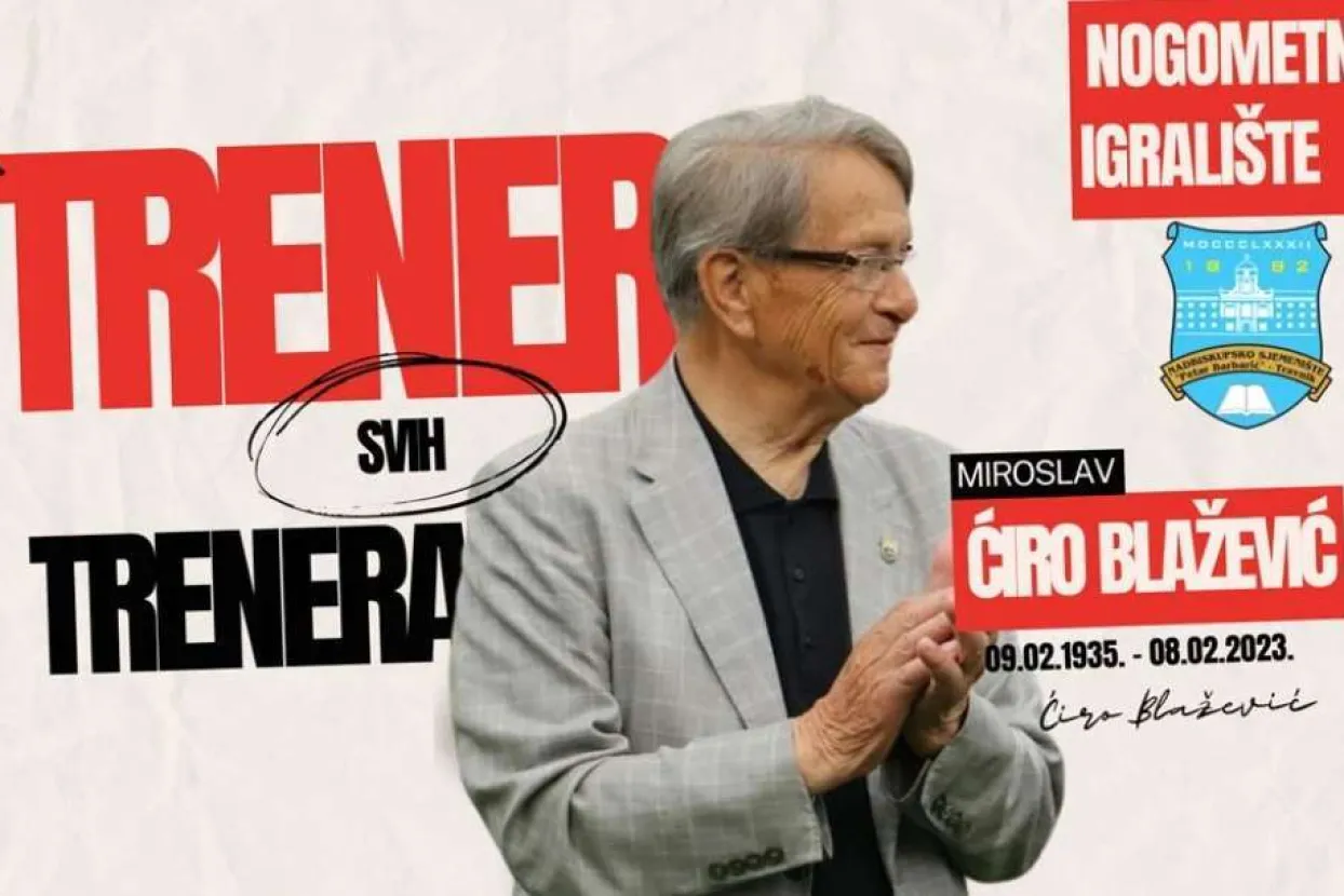 Dinamo i Travnik otvaraju 1. Memorijalni turnir u čast legendarnog Miroslava Ćire Blaževića
