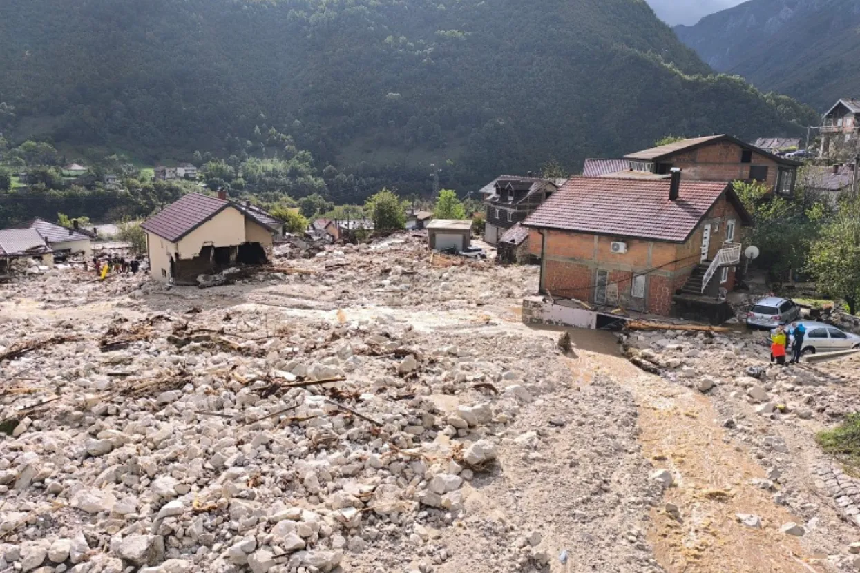 Odroni i polave u Jablanici