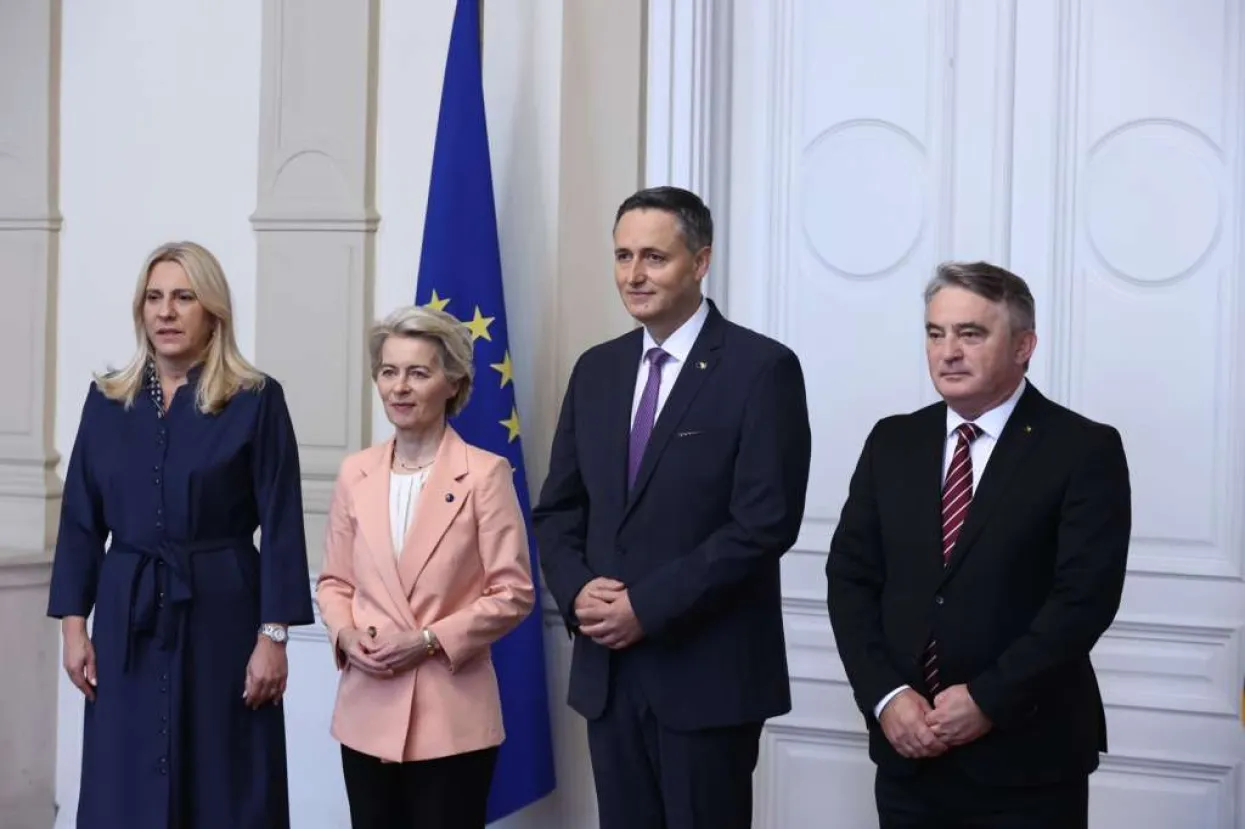 Ursula von der Leyen susrela se sa članovima Predsjedni&scaron;tva BiH 