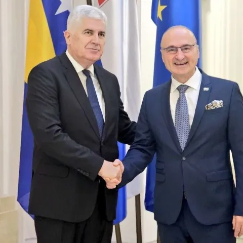 Čović u Zagrebu razgovarao s ministrom vanjskih poslova Hrvatske 