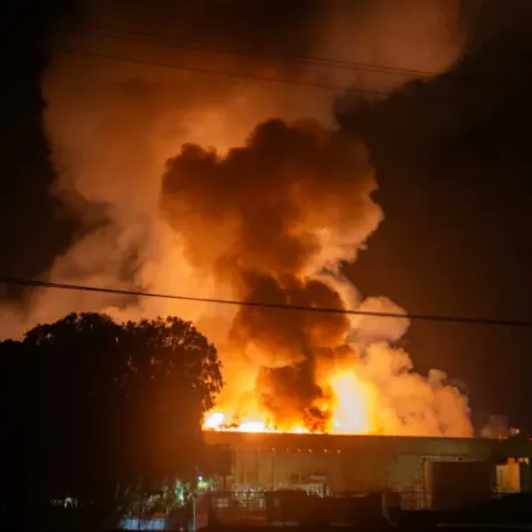 Požar u tvornici Vistra Energy