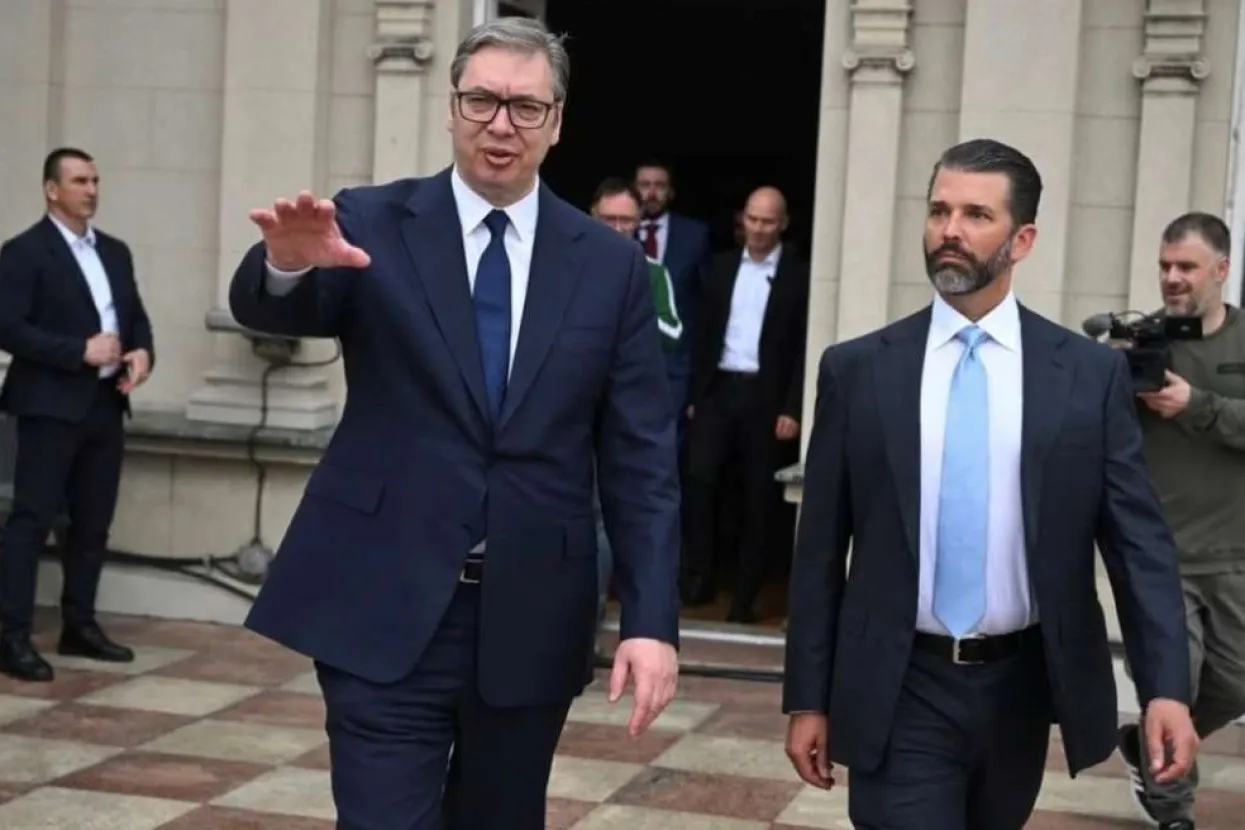 Vučić se sastao s Trampovim sinom u Beogradu