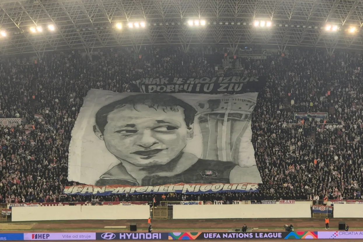 Transparent hrvatskih navijača