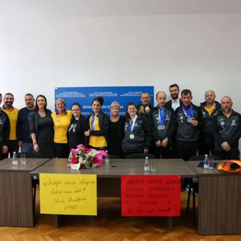 Vlaisavljavić primila delegaciju Specijalne olimpijade: Osvjetlali ste obraz BiH