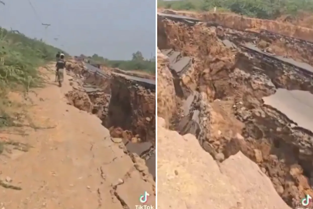 Rascjep nakon potresa