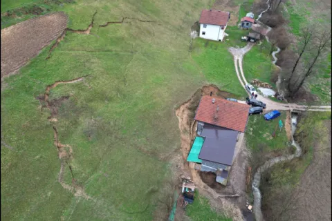 Klizište kod Visokog