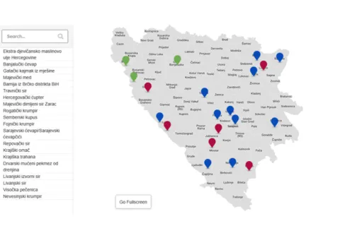 Interaktivna karta prehrambenih proizvoda, u BiH zaštićeno 20 proizvoda