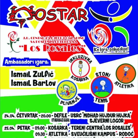 Mostar domaćin petih Međunarodnih igara djece i mladih s pote&scaron;koćama u razvoju