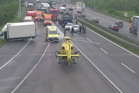 Prometna nesreća na zagrebačkoj obilaznici