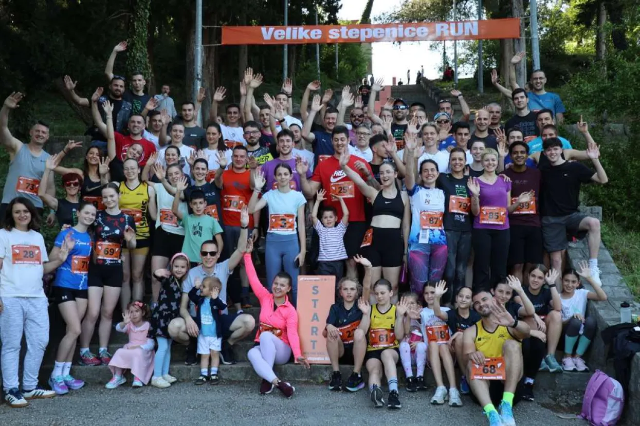 Utrkom stepenicama u Mostaru ukazano na važnost kretanja i fizičke aktivnosti