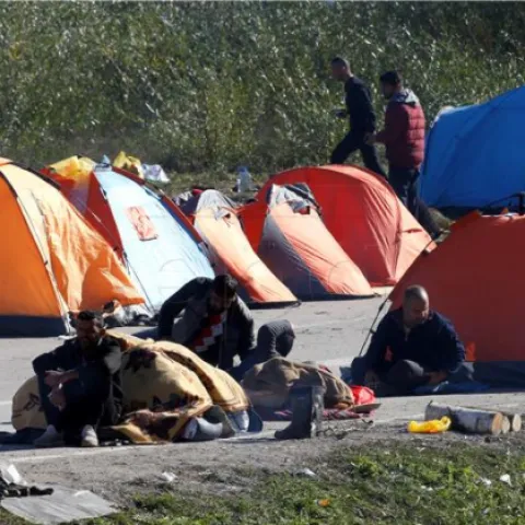 Migranti na hrvatskoj granici