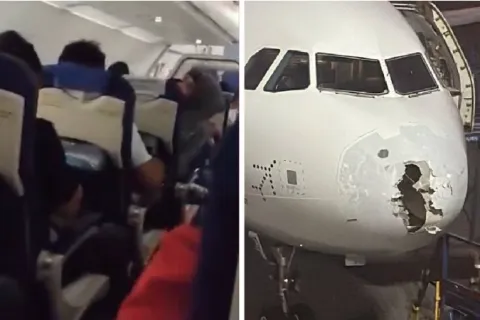 Avion preživio snažnu oluju