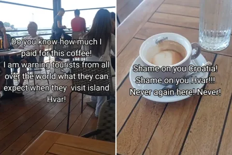 Turistkinja pobijesnila zbog cijene kave na Hvaru