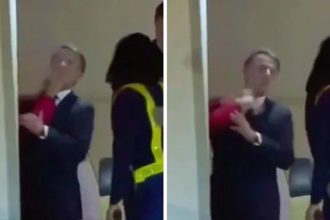 Francuskog predsjednika udarila supruga