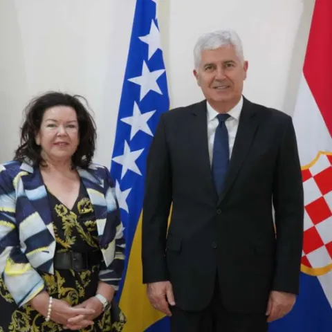Karen Pierce i Dragan Čović