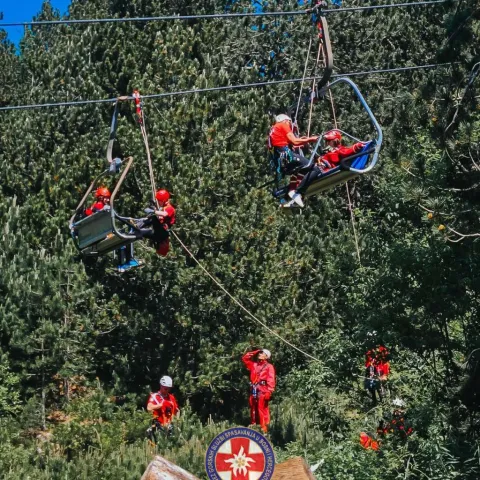 Održana obuka spa&scaron;avanja sa žičare na Blidinju