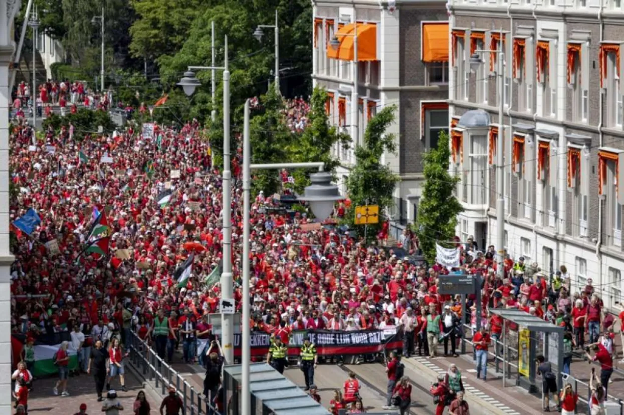 Veliki prosvjedi u Nizozemskoj zbog izraelske opsade Gaze i politike nizozemske vlade prema ratu 