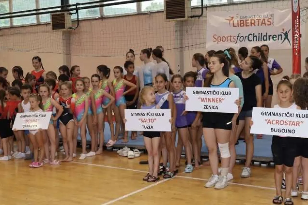 Gimnastički kup Libertas okupio više od 120 mladih natjecatelja iz BiH u Mostaru